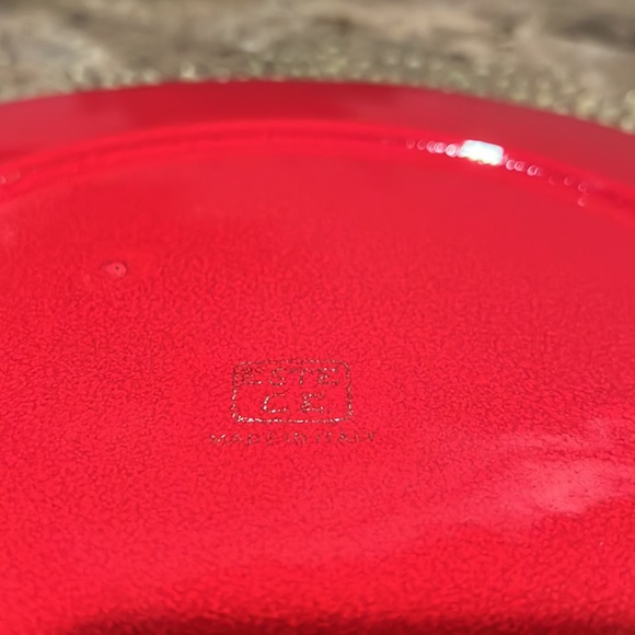 Red & Gold Charger/Serving Plate - Picture 5 of 6